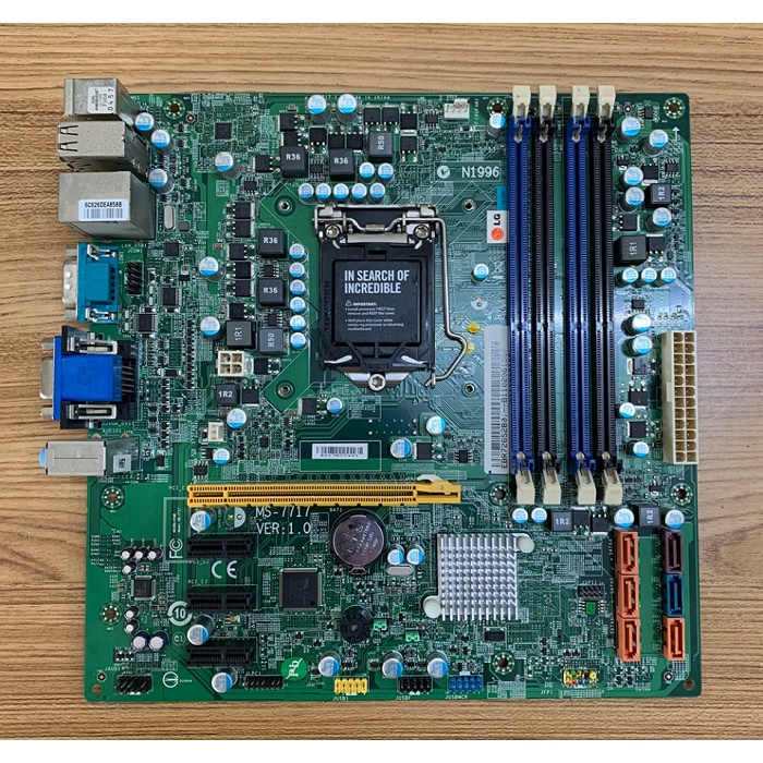 Main H61 nhập khẩu hàn quốc siêu bền - có chắn main - kèm dây sata