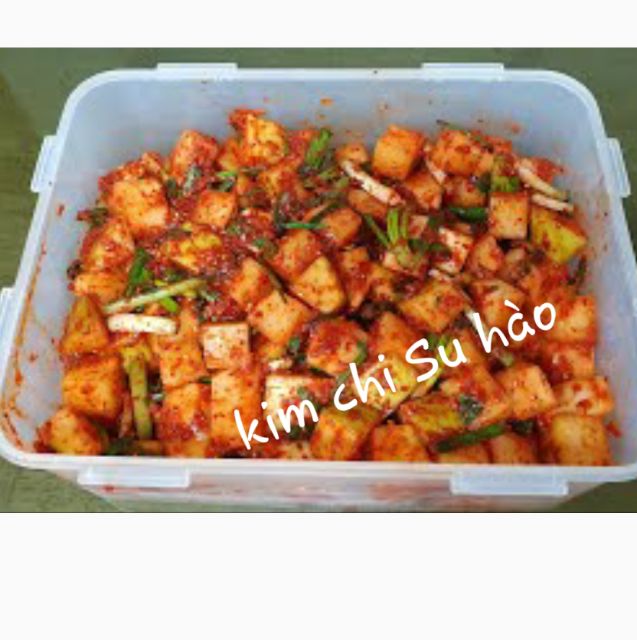 Kim chi củ su hào với công thức hàn Quốc hộp 500g