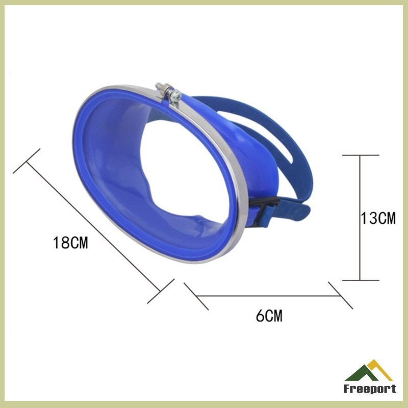 Mặt Nạ Lặn Biển Hình Oval Kính Cường Lực Chống Sương Mù Freeport Szgqmyx1