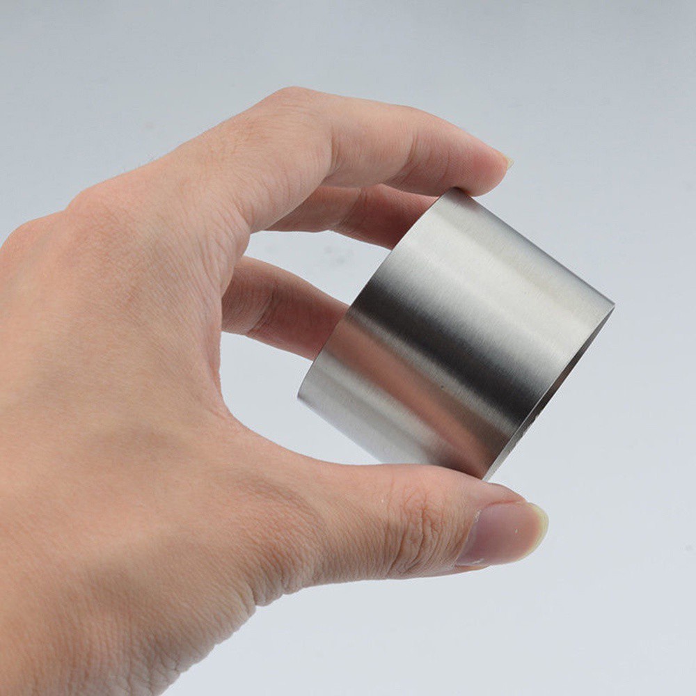 Khuôn Làm Bánh Hình Tròn Mini Bằng Thép Không Gỉ Tiện Dụng DIY