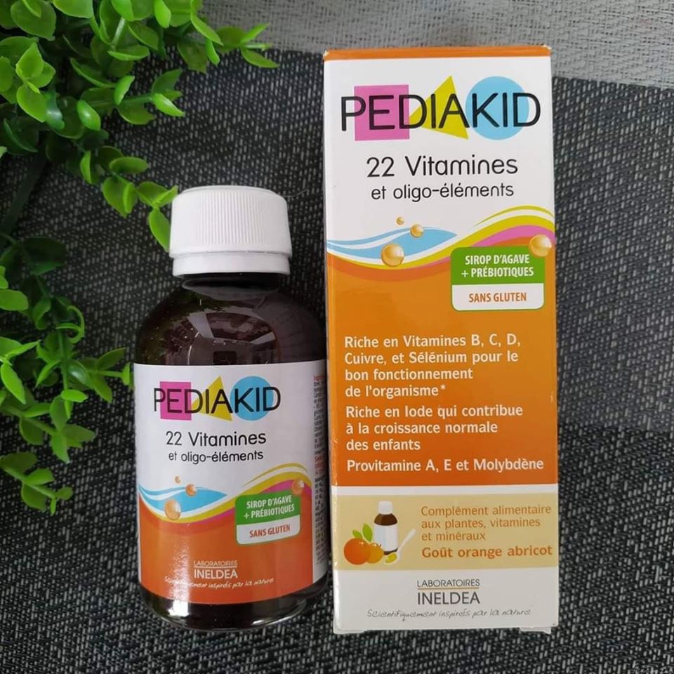 Vitamin tổng hợp Pediakid 22 Vitamins &amp; Minerals cho trẻ nhỏ từ 6 tháng tuổi Pháp