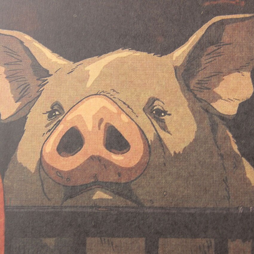 Poster Hoạt Hình Treo Tường 51.5X36 cm