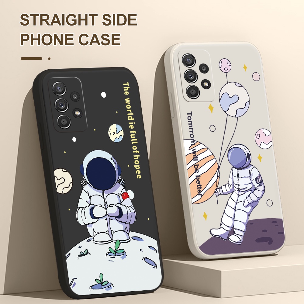 NASA Ốp Điện Thoại Cho samsung Galaxy S20FE S21FE 5G A7 2018 A31 A51 A71 A13 A22 M32 A23 A52 A52S A72 A33 A53 A73 A12 M12 A02s A32 A03 CORE A02 M02 A70 A70s A03