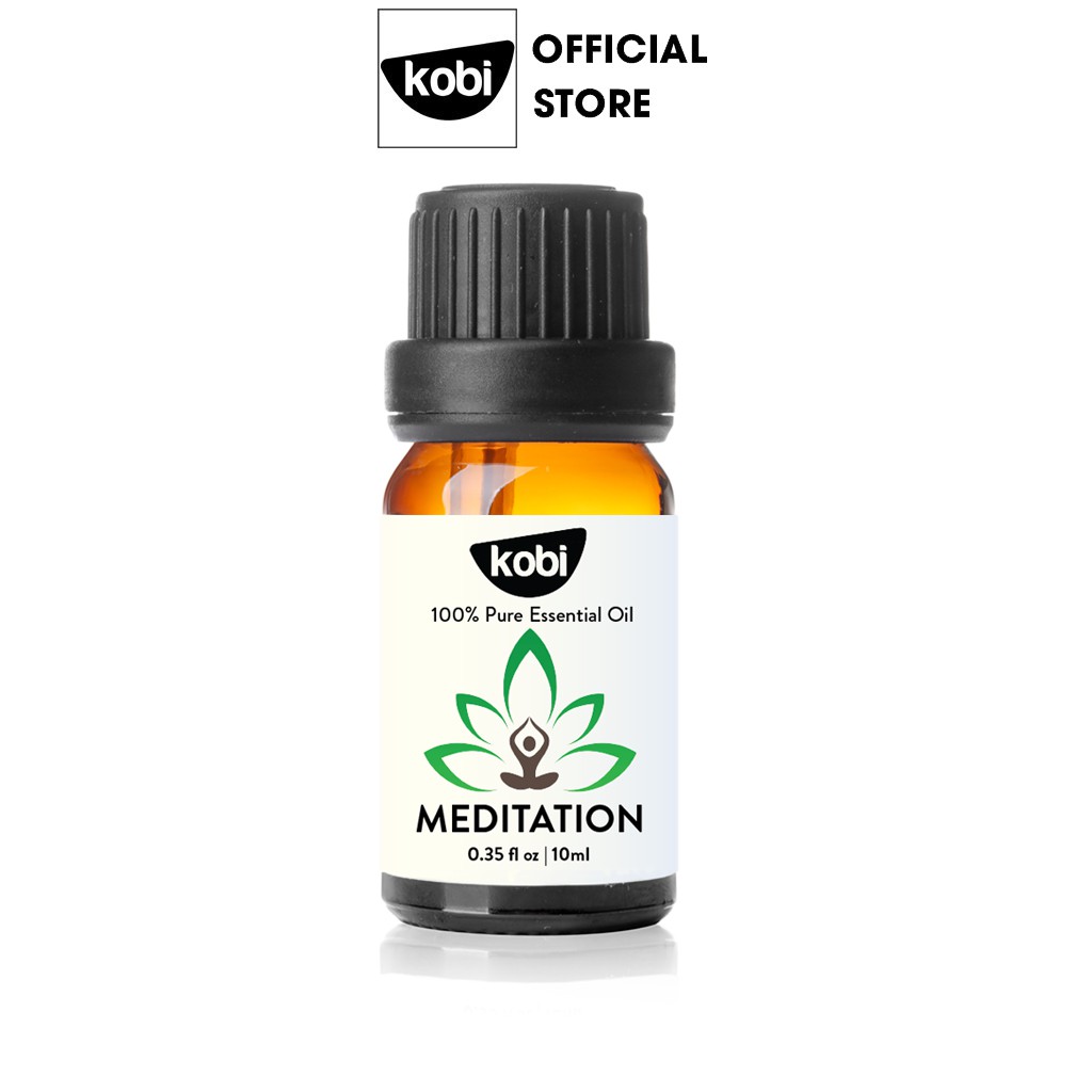 Tinh dầu Kobi Meditation essential oil blend giúp tĩnh tâm, thư thái tinh thần, thở sâu và tập trung tư tưởng -10ml