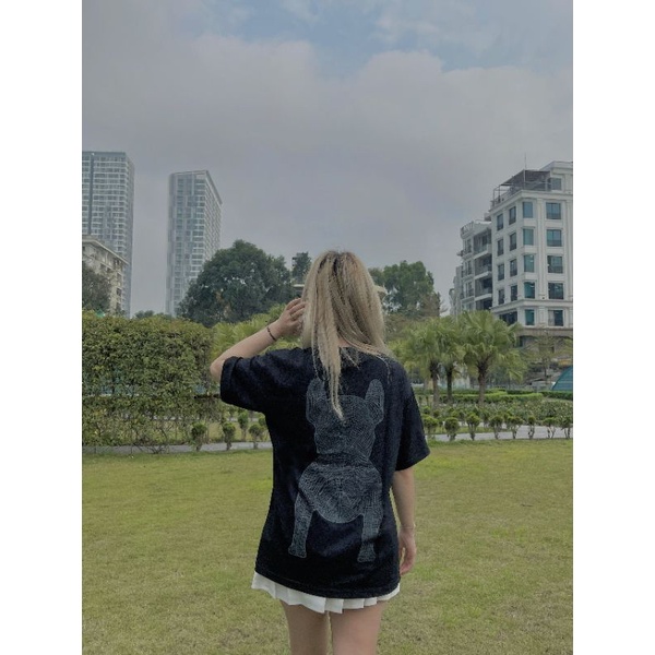 Áo đôi nam nữ hè thu lifework chó 3D áo t shirt LW mẫu mới 2022 hàng FULL TAG