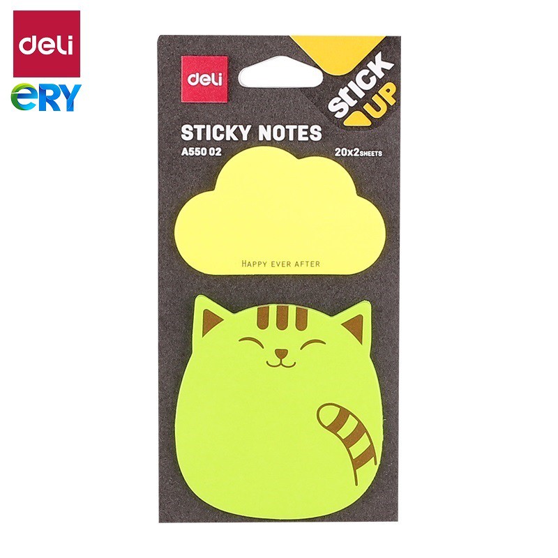 [Ship hỏa tốc] Sticky Notes - Giấy Ghi Chú Hình cute DELI | A55002 - ByLy Store