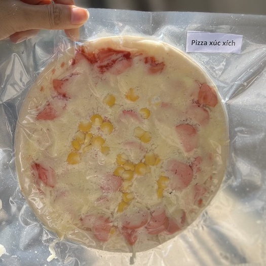 Bánh pizza phô mai làm sẵn, hút chân không (size 16cm )