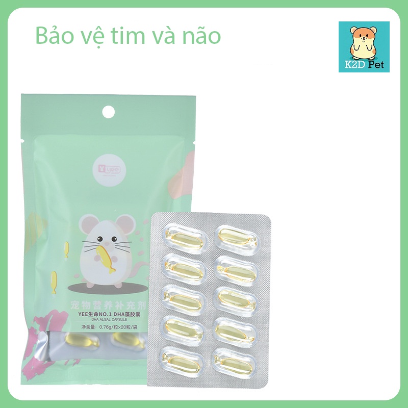Cá con Yee bảo vệ sức khỏe cho Hamster, Guinea Pig , thỏ, sóc, chinchilla