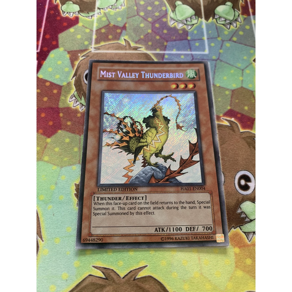 Thẻ Bài Yugioh Monster Mist Valley Thunderbird - HA01-EN004 - Secret Rare