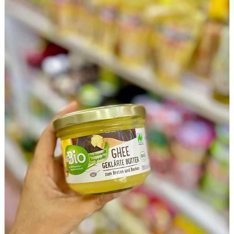 Bơ hữu cơ Ghee DMBio cho bé ăn dặm [Hàng chuẩn Air - Nội địa Đức]