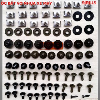 Bộ ốc gắn vỏ nhựa xe sirius - ốc loại zin
