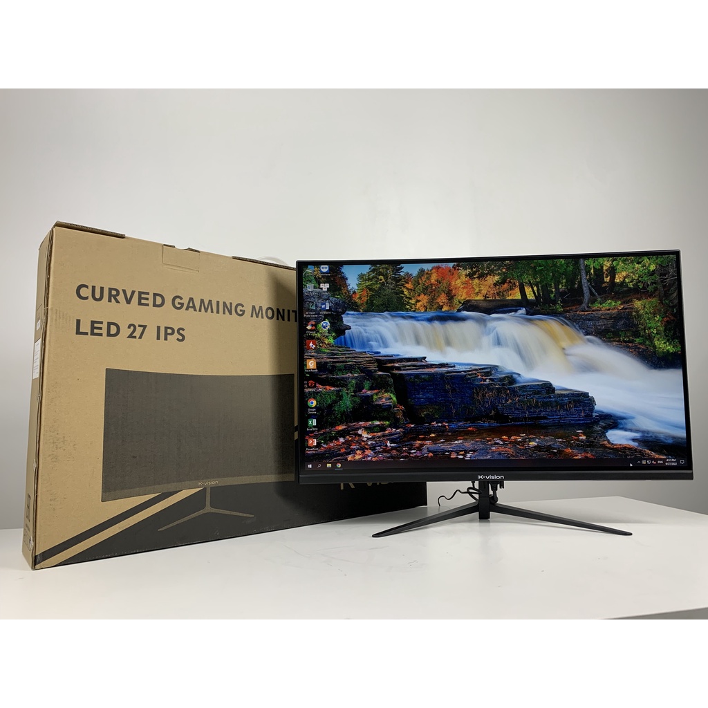 Màn Hình Máy Tính/PC Cong Vô Cực K-Vision 24/27 inch , đủ 2 cổng VGA và HDMI - Up Road Store