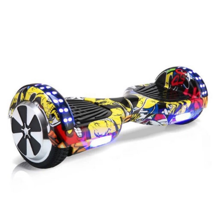 Xe Điện Cân Bằng Có Tay Cầm 2 Bánh Lớn, Kết Nối Nhạc Bluetooth, Đèn Led Siêu Xinh Bản Mới Nhất Năm 2022 - BH 12 Tháng