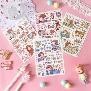 STICKER MIẾNG HÌNH CÔ GÁI
