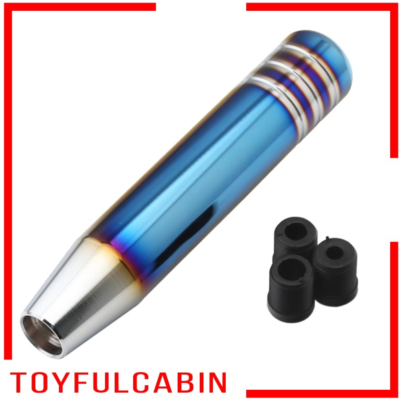 Núm Gạt Cần Số Xe Hơi Bằng Titan Màu Xanh Dương 18cm / 7inch Tiện Dụng