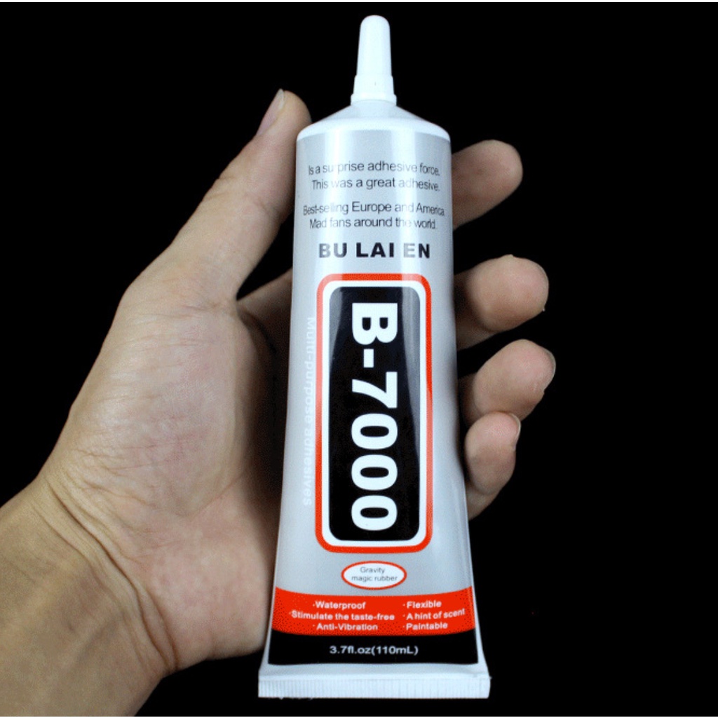 Keo dán viền điện thoại b7000, keo trong dán đa năng miết mạch gạch, bo mạch điện thoại hiệu quả chống thấm nước