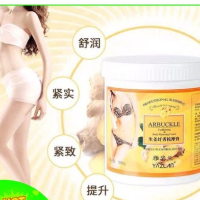 Kem Giam Béo Gừng Kem Đánh Tan Mỡ | Toàn Thân Hũ 1000g Dùng Cho Cá Nhân Sp Thẩm Mỹ