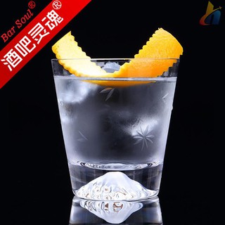 Linh hồn pha lê không chì pha lê Nhật Bản Fuji cocktail ly cocktail whisky cốc Snow Mountain Cup băng khúc côn cầu cốc n