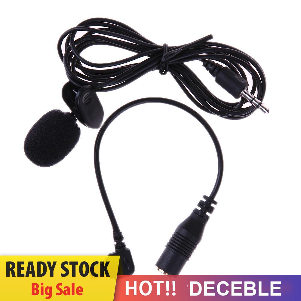 deceble Professional Mini USB External Mic Microphone With Clip for GoPro Hero 3/3+