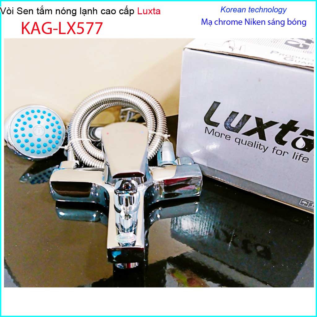 Bộ vòi sen nóng lạnh Luxta KAG-LX577, khuyến mãi 40% trọn bộ vòi sen nóng lạnh thân lớn nước mạnh sử dụng tốt