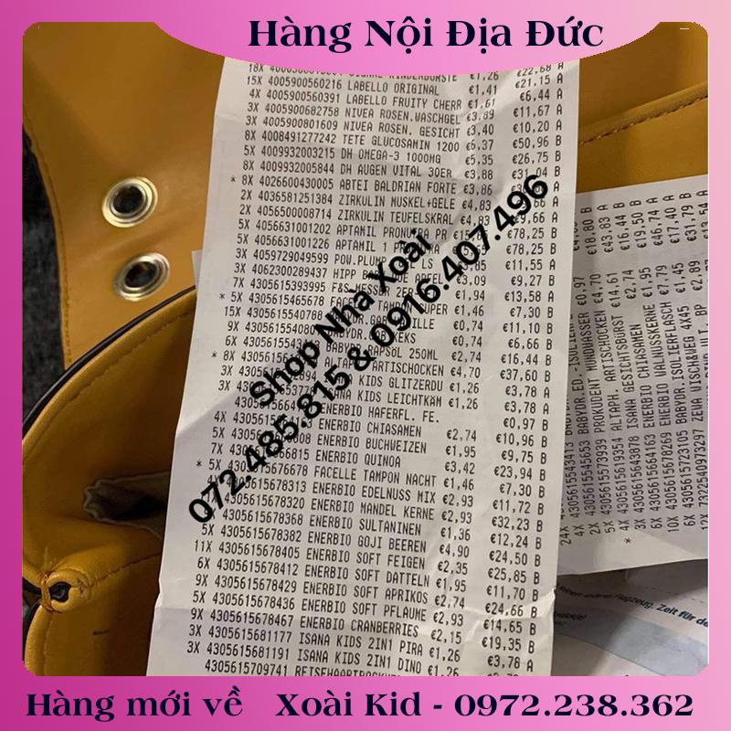 Kem đánh răng Signal Đức kem đánh răng trẻ em cho bé từ 0-6 tuổi và 6+ nuốt được - Đủ Bill