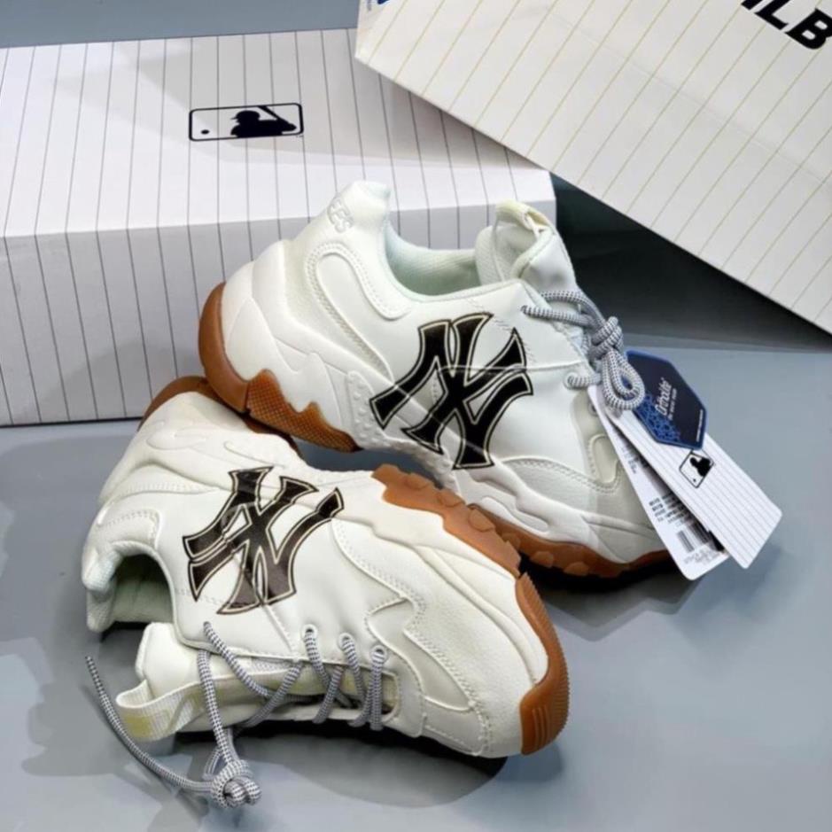 Giày thể thao MLB đế nâu bản trung đế tách hot trend nam nữ kiểu dáng thể thao