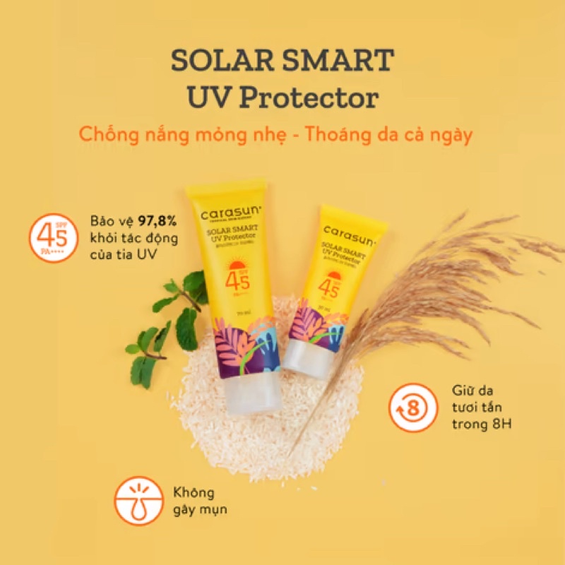 Kem chống nắng Carasun Solar Smart UV Protector 30ml/ 70ml