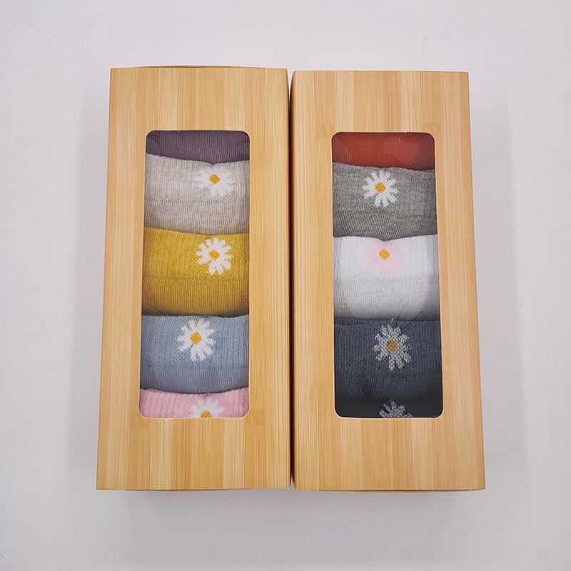 Bộ 5 Đôi Vớ Cotton Màu Kẹo Ngọt Thời Trang Hàn Quốc Cho Bé