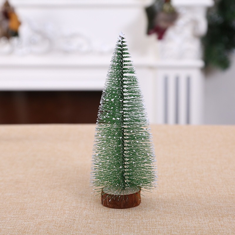 Cây thông mini để bàn trang trí Giáng sinh kích thước tùy chọn
