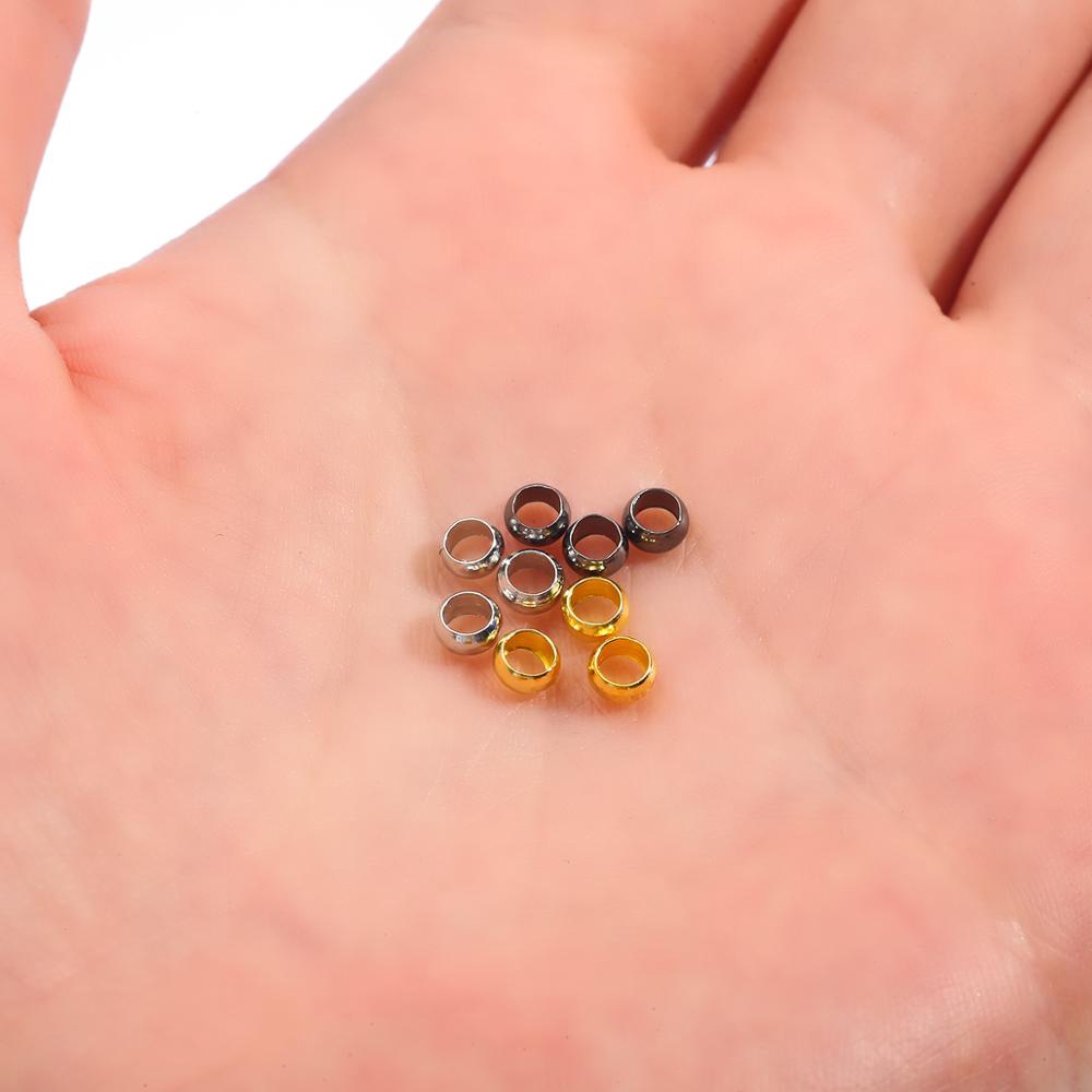 Hạt đầu uốn quả cầu bằng đồng làm đồ trang sức thủ công đường kính 1.5/2 /2.5 /3 /4mm