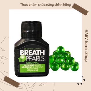 Viên uống thơm miệng breath pearls Úc