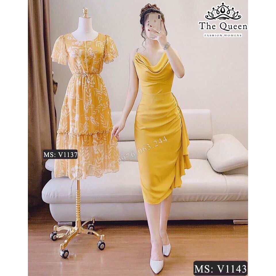 ĐẦM BODY XẾP LY CỔ ĐỔ THỜI TRANG THIẾT KẾ CAO CẤP XL60 | BigBuy360 - bigbuy360.vn