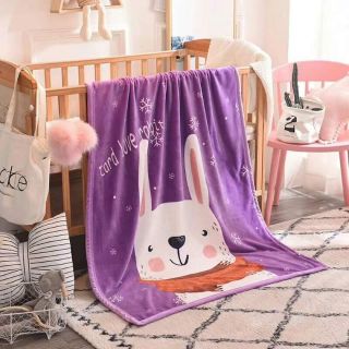 Chăn lông tuyết 2 lớp cho bé