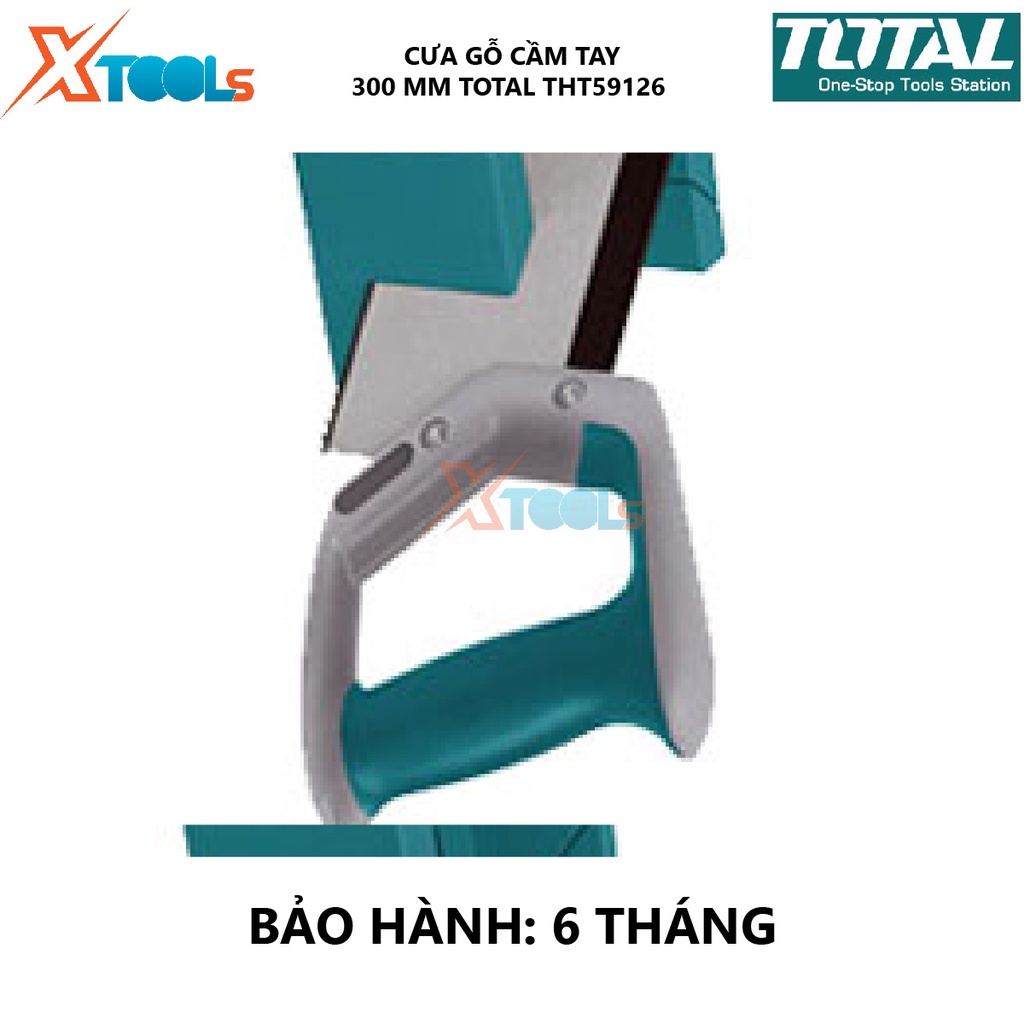 Bộ cưa gỗ cầm tay Total THT59126 | Cưa gỗ bén, lưỡi cưa thép cao cấp, không cong. [CHÍNH HÃNG] [XTOOLS]