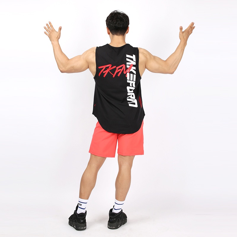 Áo Thun Thể Thao Sát Nách Form Rộng Thời Trang Đường Phố Cho Nam