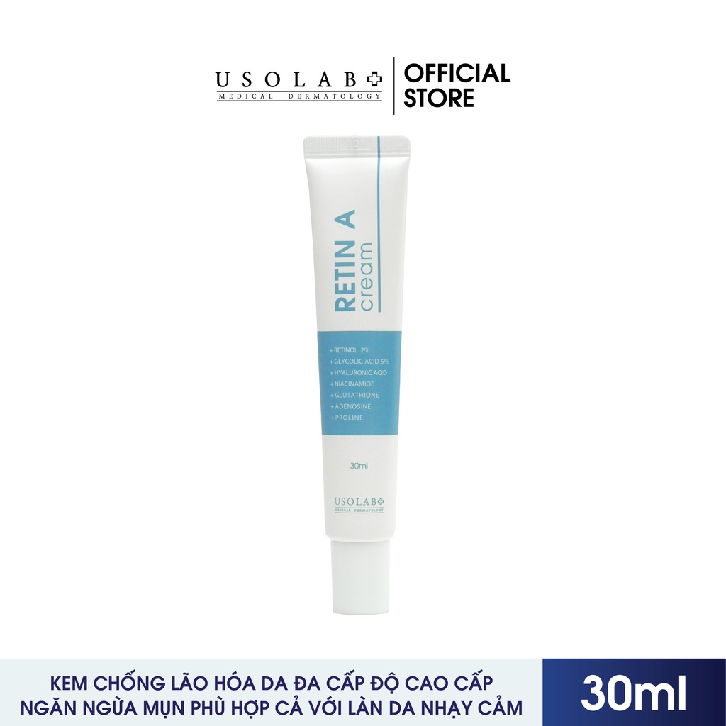 Retinol Usolab 2.0 trẻ hóa, căng bóng, sáng da, giảm mụn Tuyp 30g