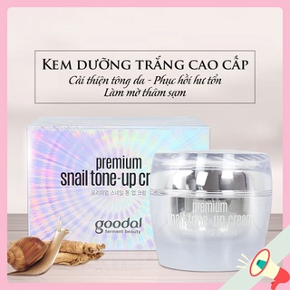 Kem dưỡng trắng Ốc Sên Goodal Premium Snail Tone-Up Cream Hàn Quốc lucky_authen
