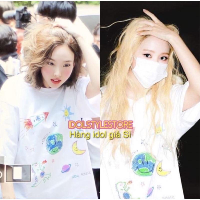 Áo thun hoạt hình như Mina Nayeon Tsuzu Chaeyoung Twice