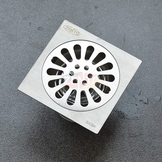 Phễu thoát sàn chống mùi inox304 zento ts123-304