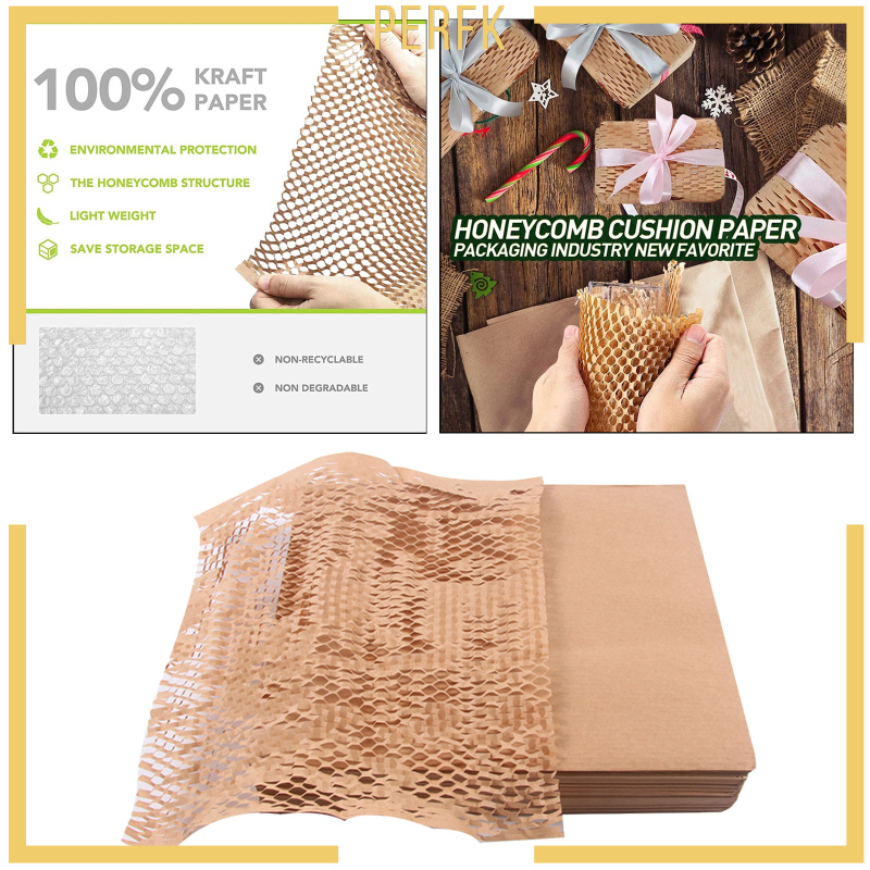 [Perfk] Set 100 Giấy Gói Quà Hình Tổ Ong