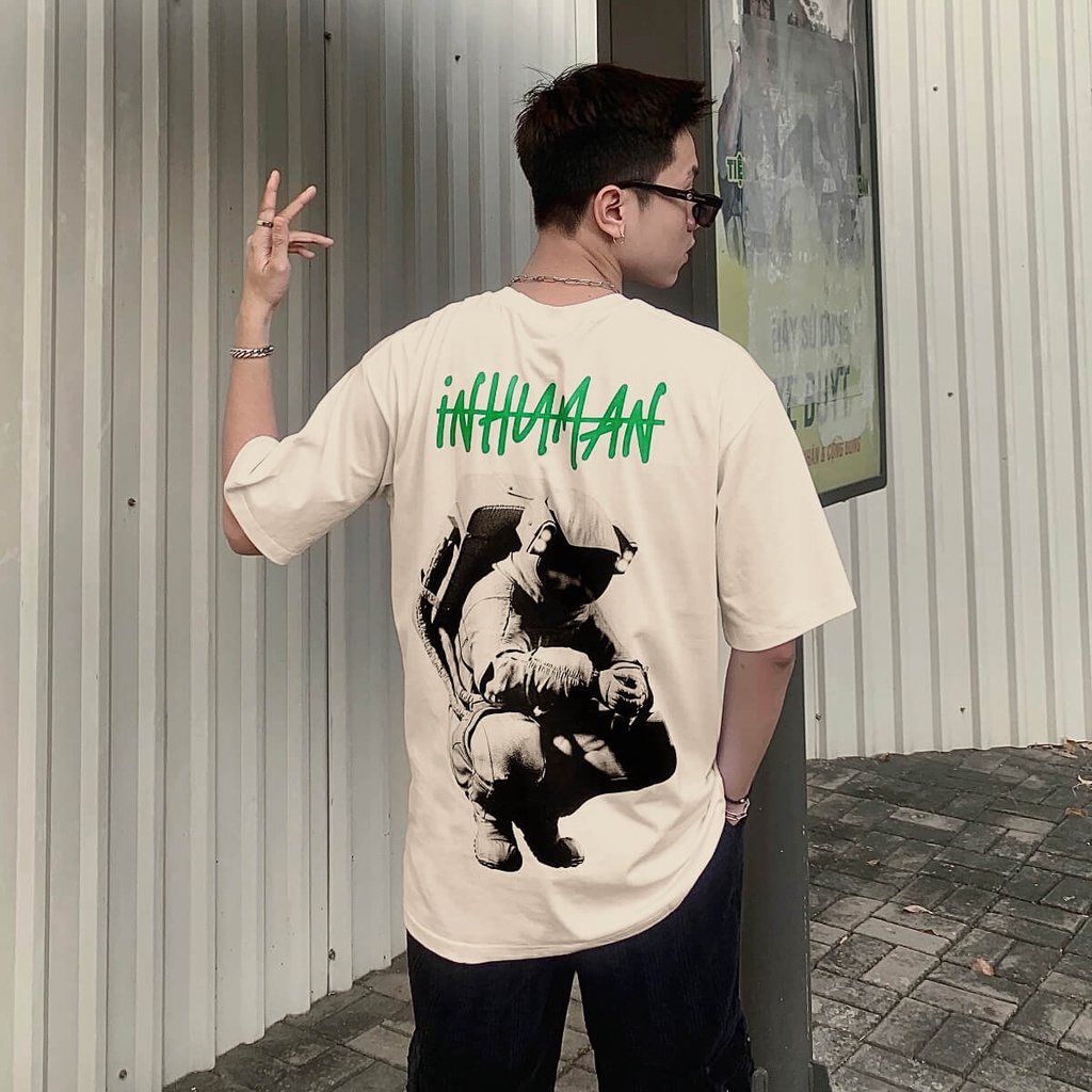 Áo thun Unisex Daygers INHUMAN - Áo phông nam nữ cotton 2 chiều dày dặn - Local brand chính hãng