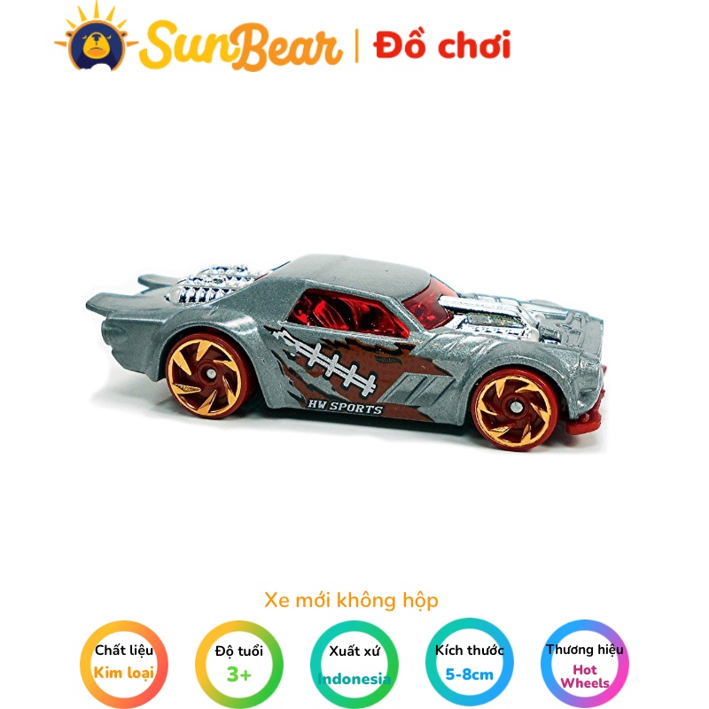 Xe mô hình Hot Wheels Night Shifter DHP03 - Sun Bear
