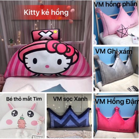 Gối tựa đầu giường kute 1m5 mẫu kitty