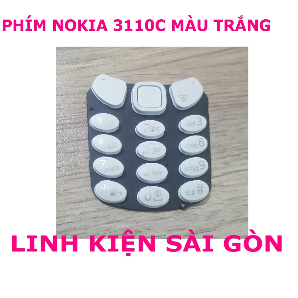 PHÍM NOKIA 3110C MÀU HỒNG