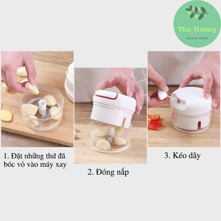 💖[Xả Lỗ]💖Máy xay tỏi ớt Mini Food Chopper