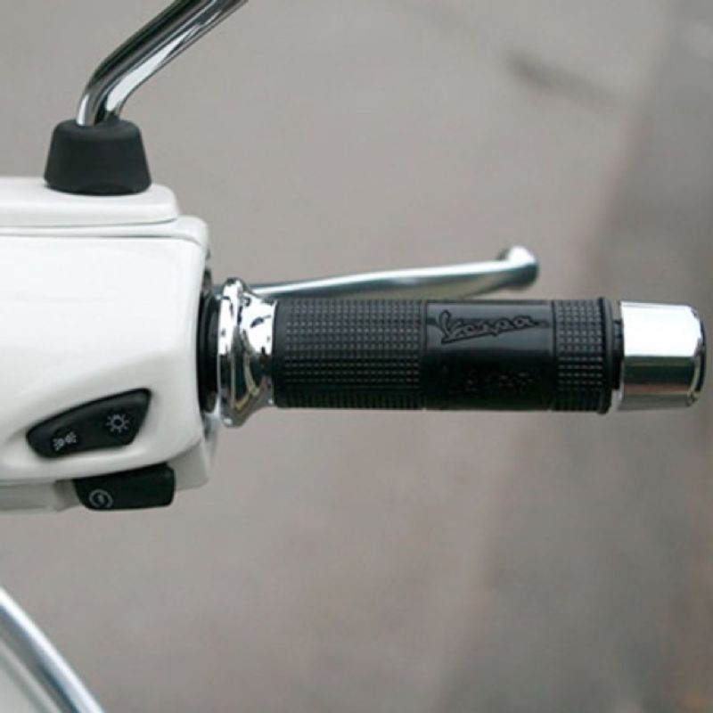 ĐÔI TAY NẮM XE VESPA PIAGGIO CHÍNH HÃNG, Viền Inox, cho Liberty, zip, Medley thời trang, chính hãng piagio