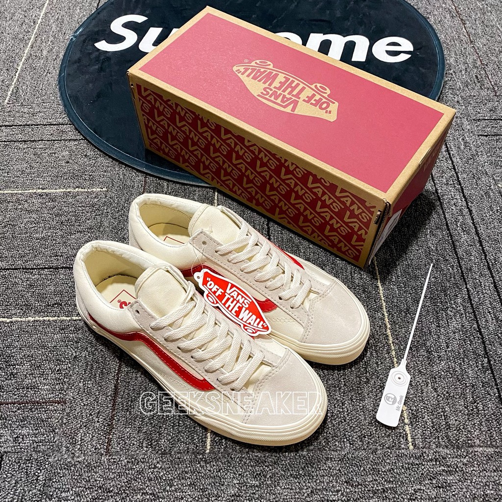 [GeekSneaker] Giày Vans Style 36 RED - Kẻ đỏ | BigBuy360 - bigbuy360.vn
