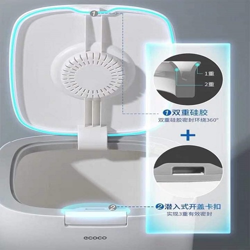 [Hũ Gạo Huyền Thoại] Thùng Đựng Gạo ECoCo Thông Minh Chống Ẩm Móc Chính Hãng 5kg/10kg