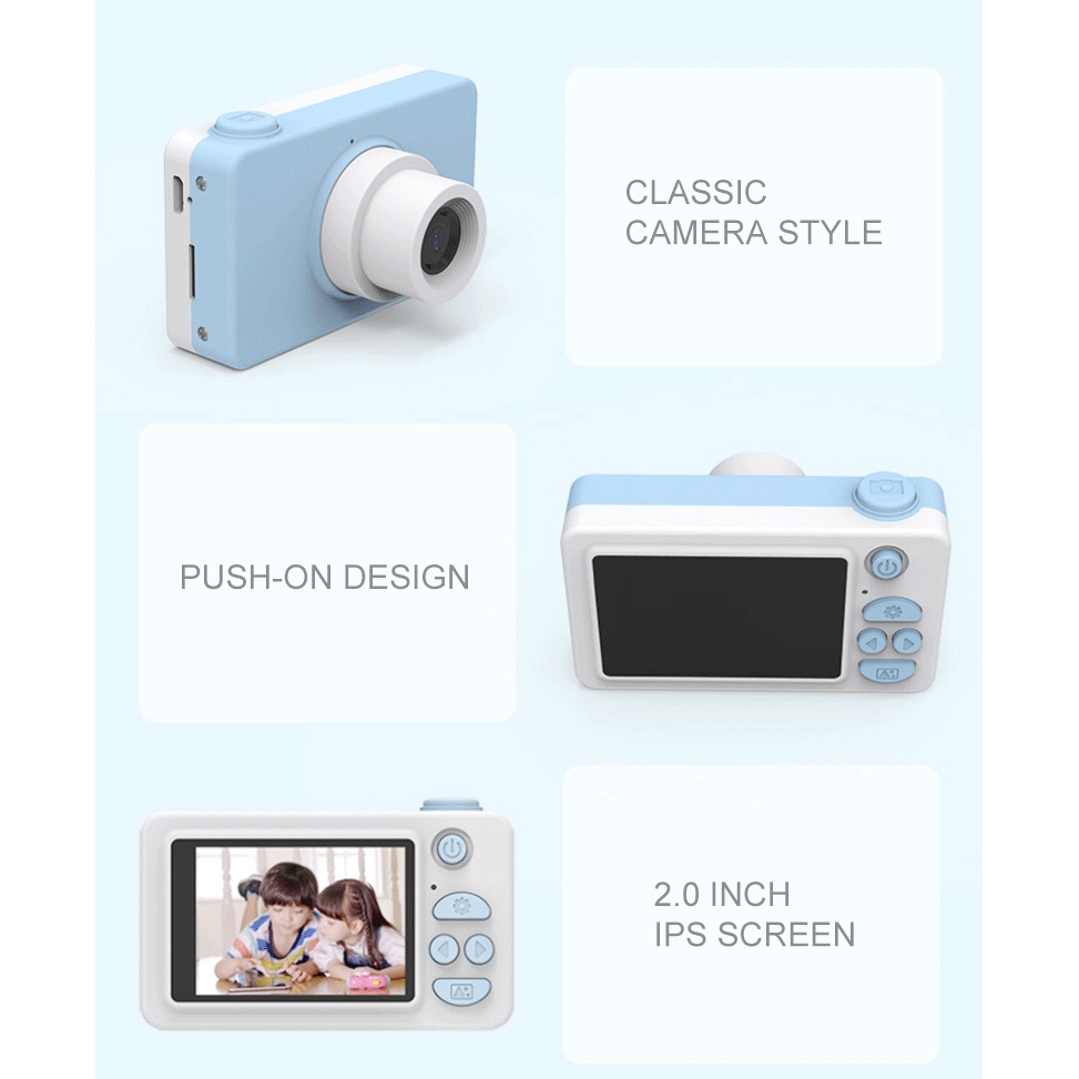 Máy quay phim kỹ thuật số hình động vật dễ thương cho bé | BigBuy360 - bigbuy360.vn