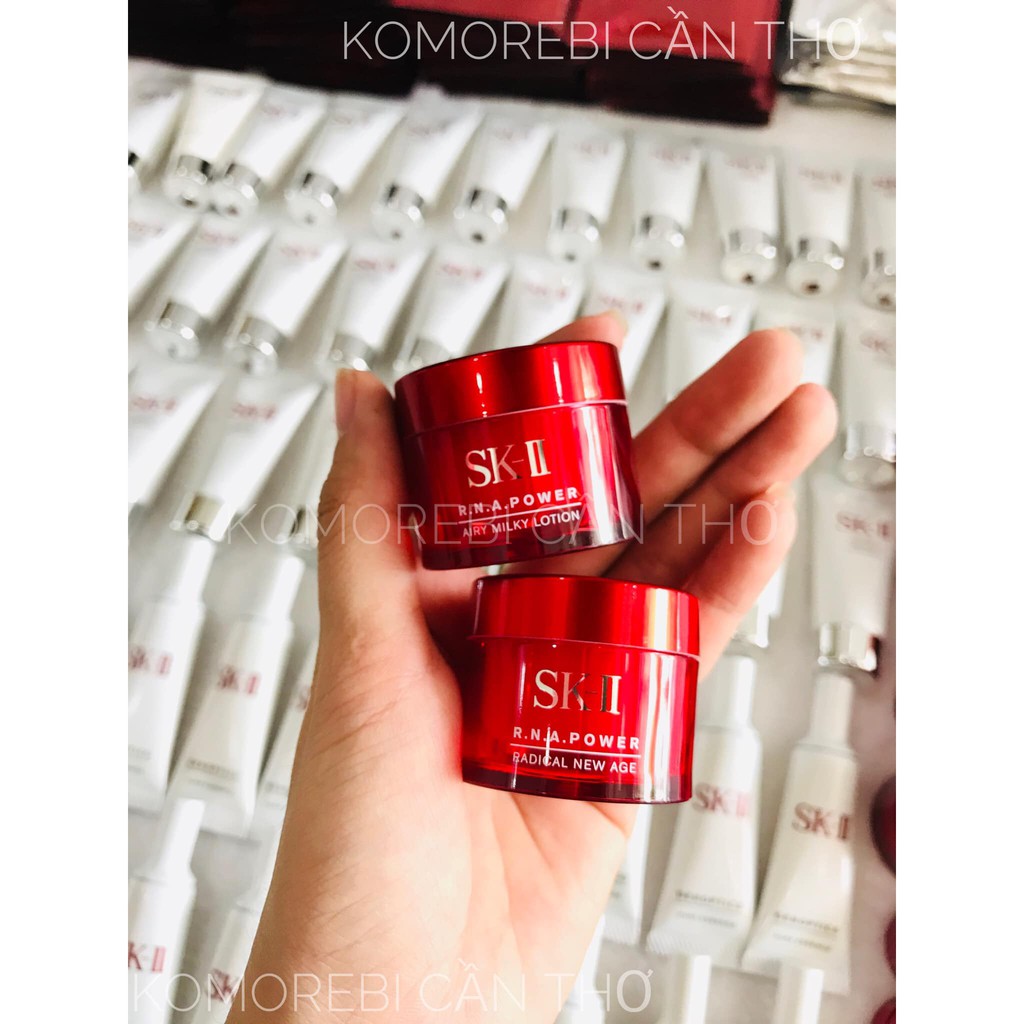 KEM DƯỠNG SKII RNA POWER RADICAL NEW AGE VÀ AIRY MILKY LOTION 15g